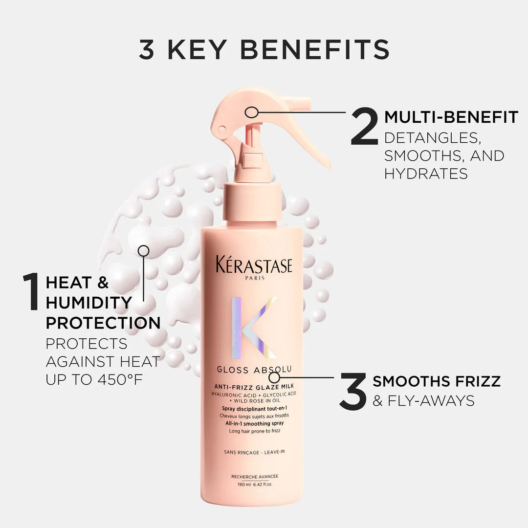 Kerastase Gloss Absolu - Glaze Milk Anti-Frizz Heat Protecting Spray