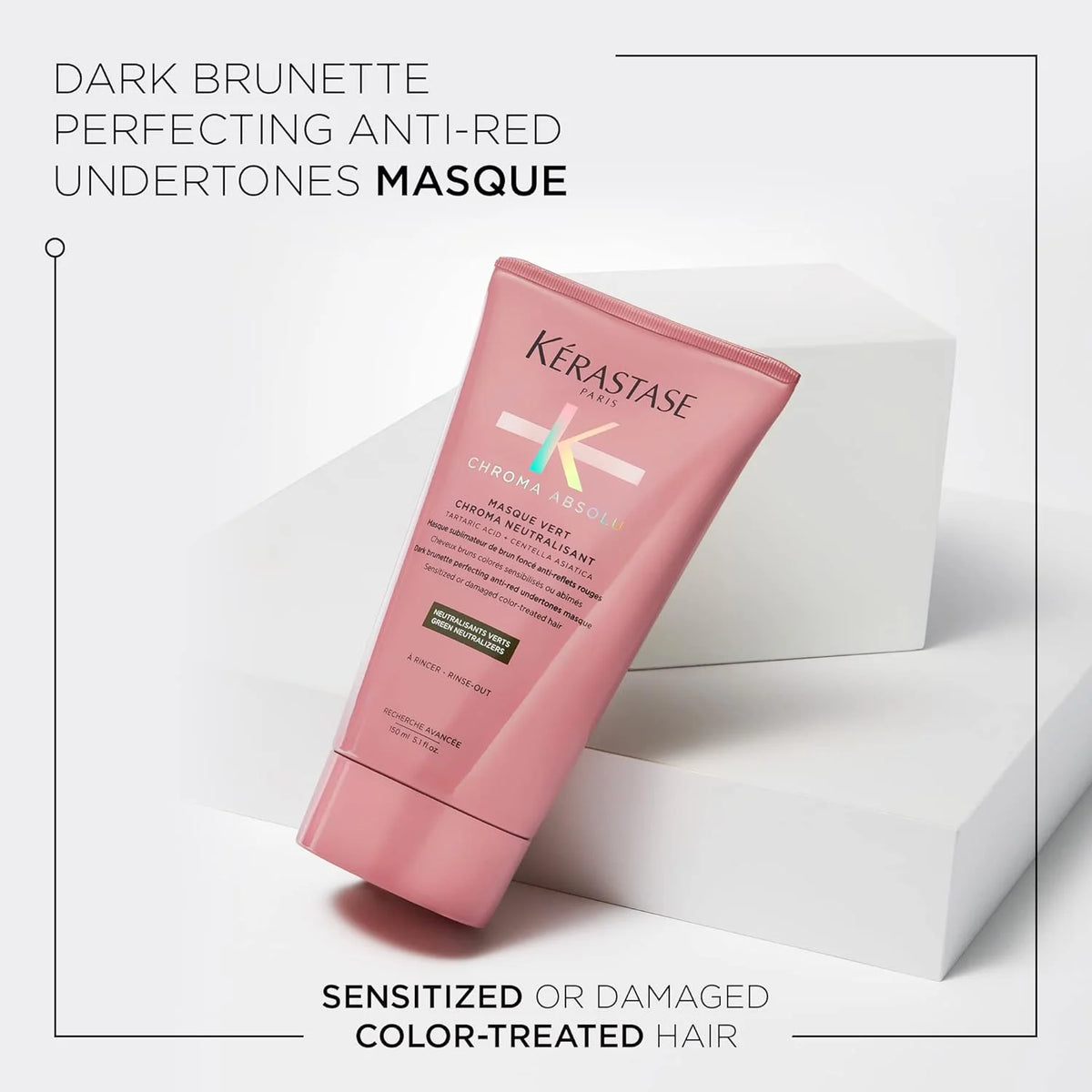 Ke Raste Masks Kerastase Chroma Absolu - Masque Vert Chroma Neutralisant Hair Mask ...